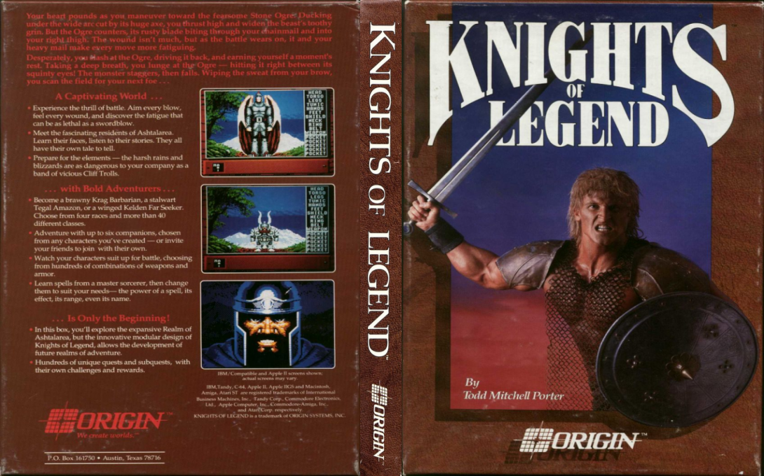 Knights Of Legend — box-texture (US)