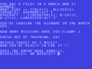 Bombs Away — ss (WOR)
