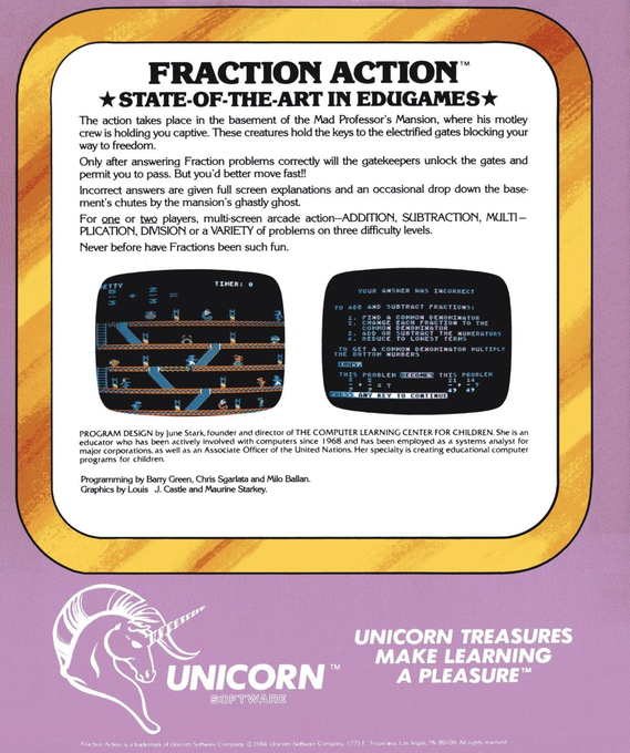 Fraction Action — box-2D-back (US)