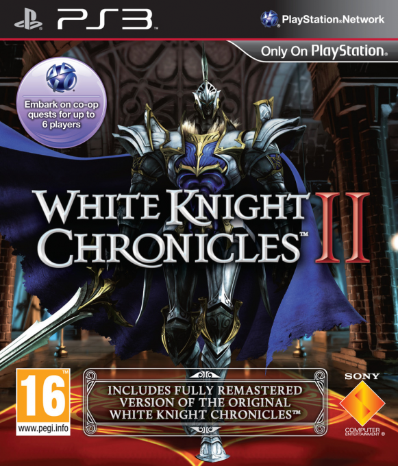 White Knight Chronicles II — box-2D (EU)