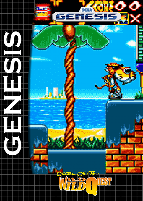 Chester Cheetah - Wild Wild Quest — box-2D (SS)