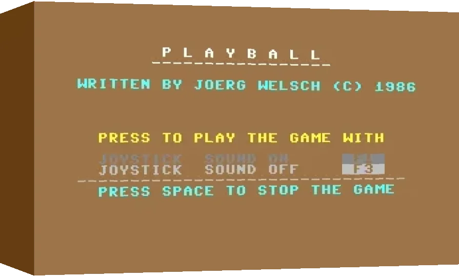 Playball — box-3D (WOR)