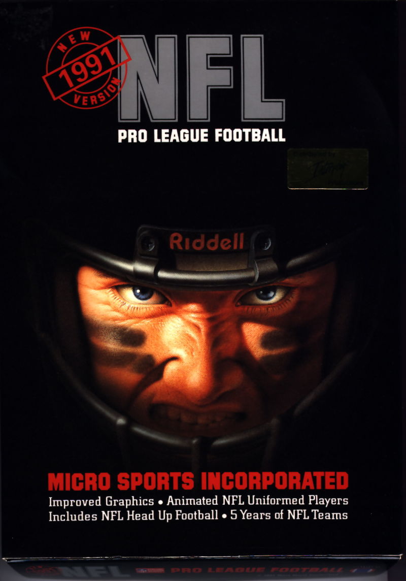 NFL Pro League Football: New 1991 Version box art