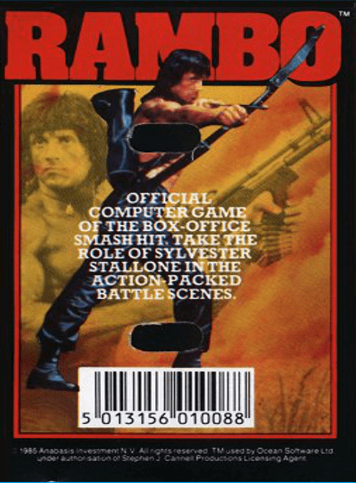 Rambo - First Blood Part 2 — box-2D-back (EU)