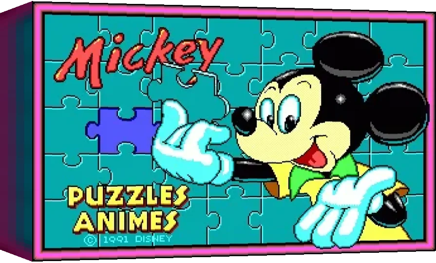 Mickey Puzzles Animes — box-3D (FR)