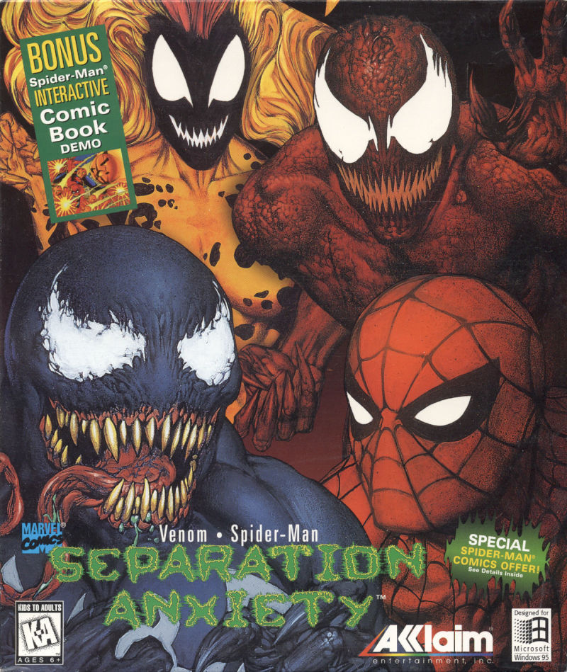 Venom • Spider-Man: Separation Anxiety box art