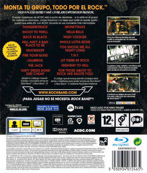 AC-DC Live - Rock Band — box-2D-back (EU)