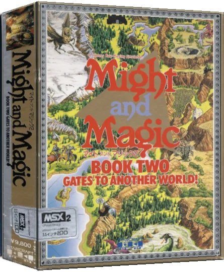 Might And Magic Book Two - Gates To Another World! — box-3D (JP)