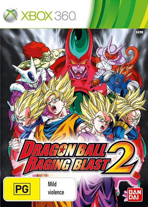 Dragon Ball - Raging Blast 2 — box-2D (AU)