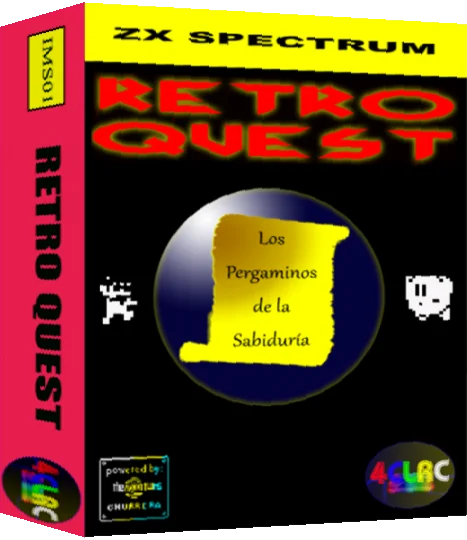 RetroQuest - Los Pergaminos de la Sabiduria — box-3D (WOR)