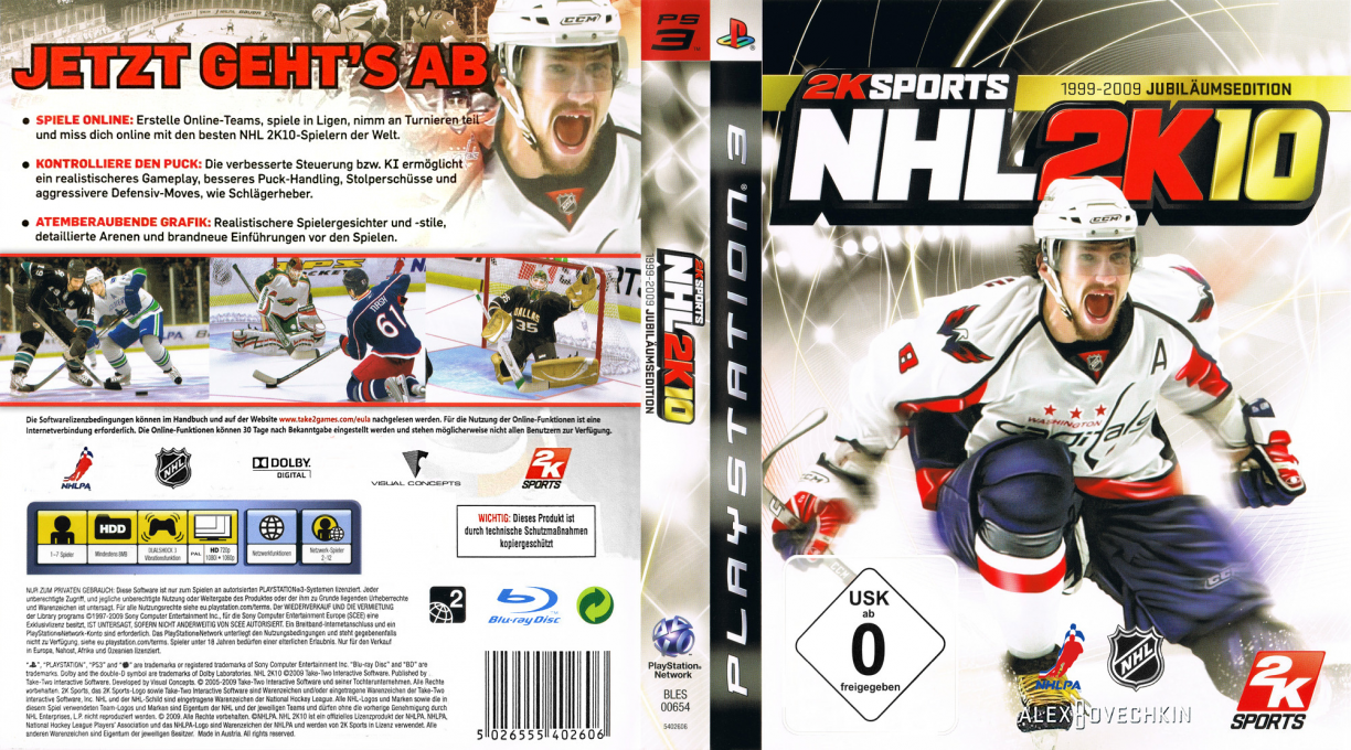 NHL 2K10 — box-texture (DE)