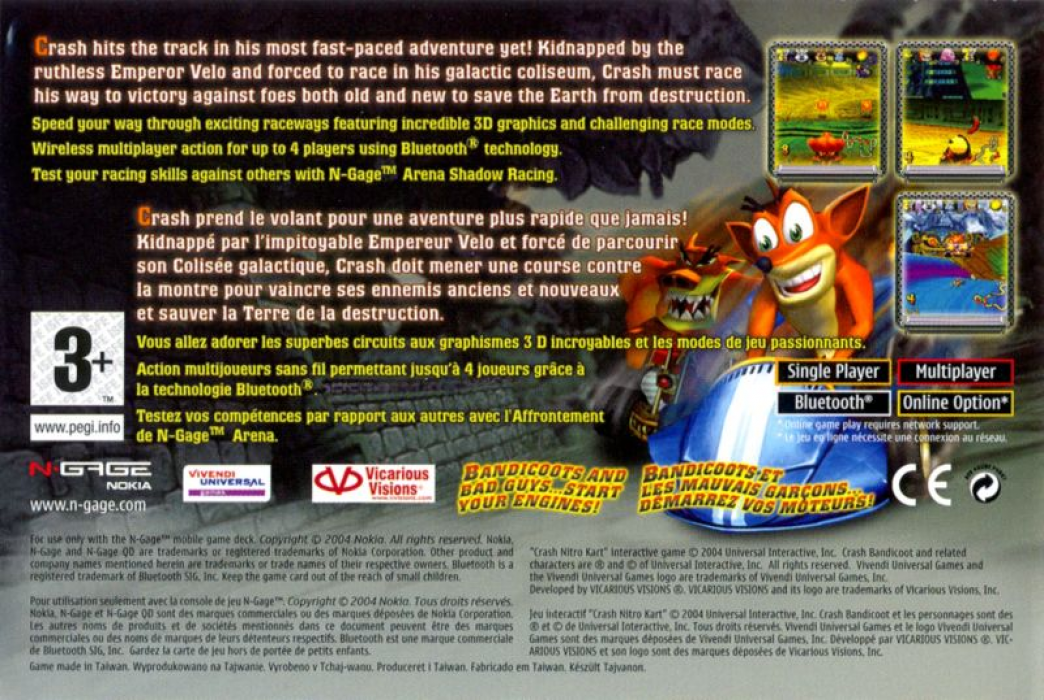 Crash Nitro Kart — box-2D-back (EU)