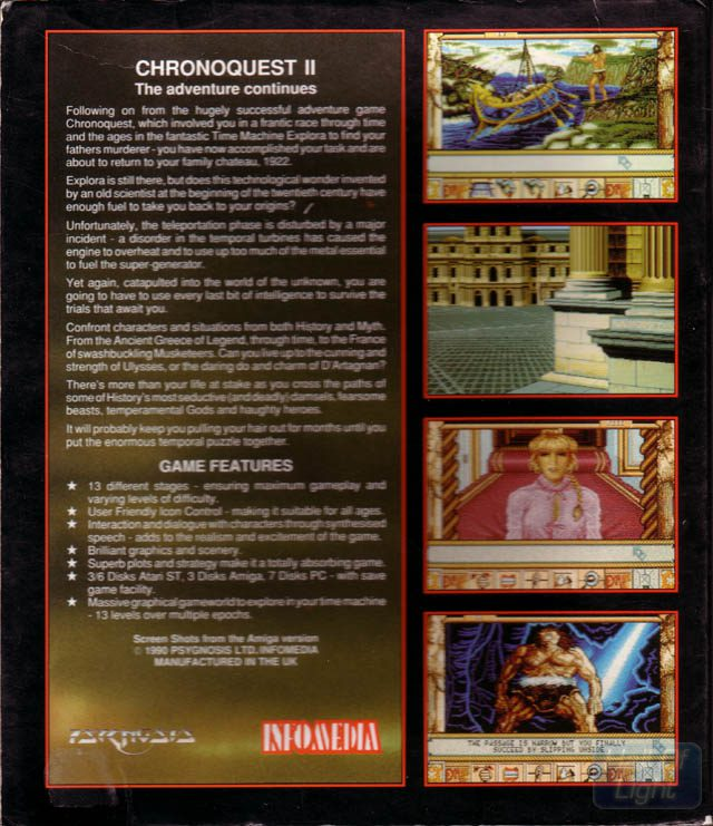 Chrono Quest II — box-2D-back (EU)