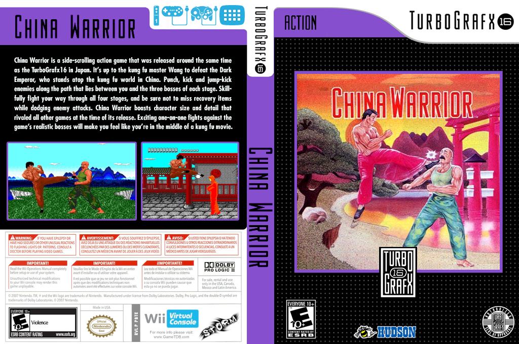 China Warrior — box-texture (US)