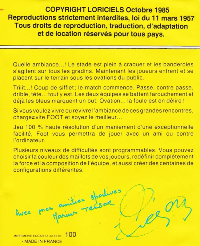 Marius Trésor Foot — box-2D-back (FR)