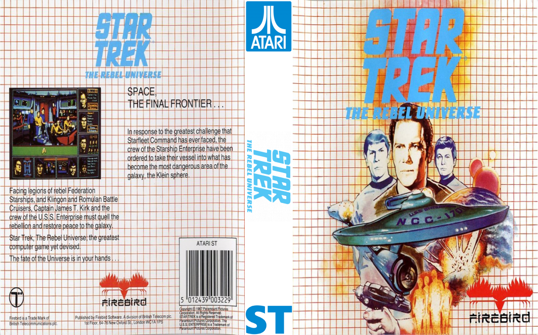 Star Trek - The Rebel Universe — box-texture (EU)