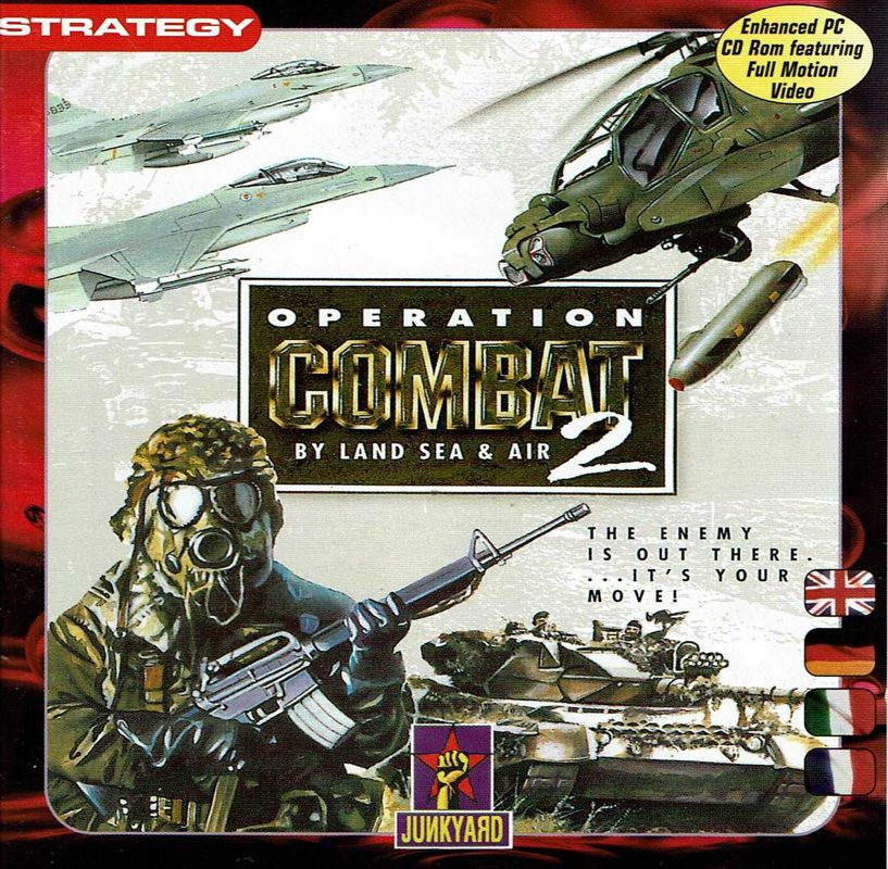 Operation Combat 2 - By Land, Sea, And Air — box-2D (CUS)