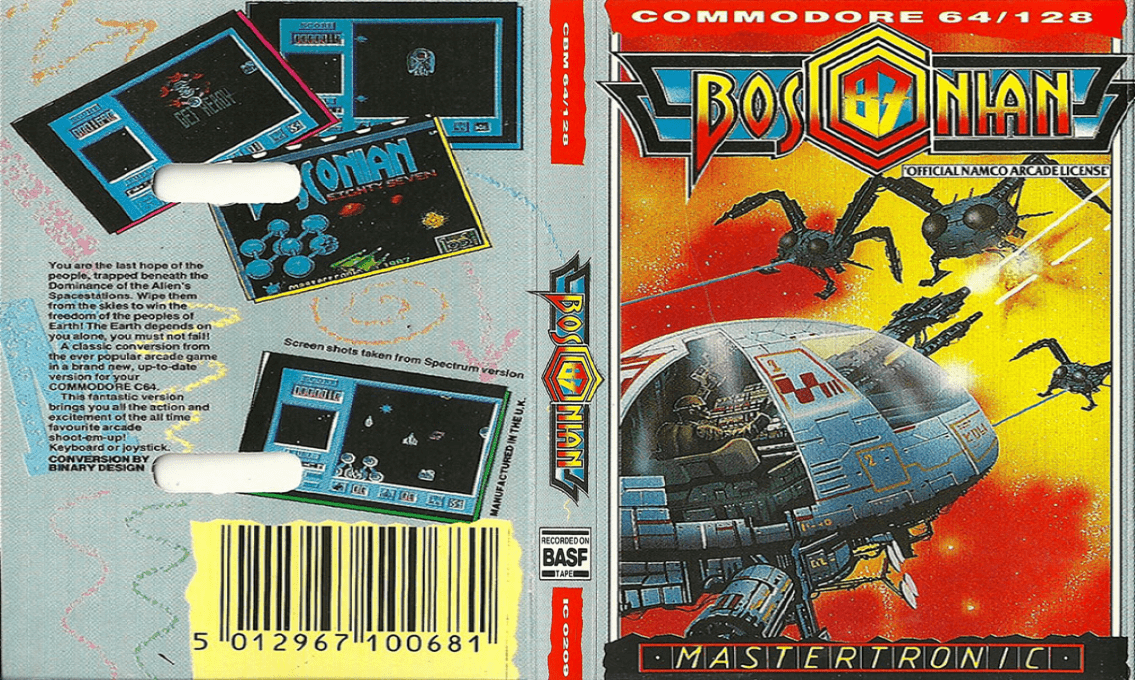 Bosconian '87 — box-texture (EU)
