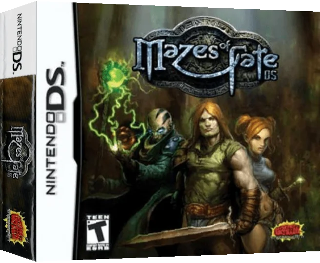 Mazes of Fate DS — box-3D (US)