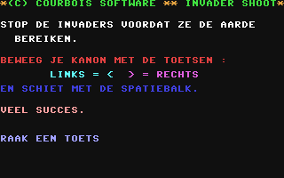 Invader Shoot — sstitle (NL)