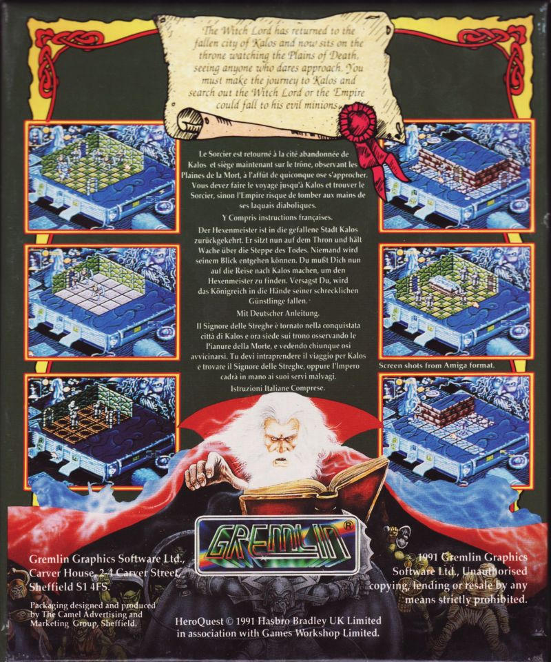 HeroQuest - Return of the Witch Lord — box-2D-back (EU)