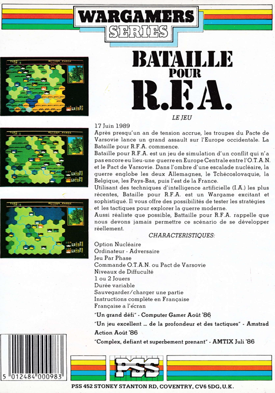 Battlefield Germany — box-2D-back (FR)