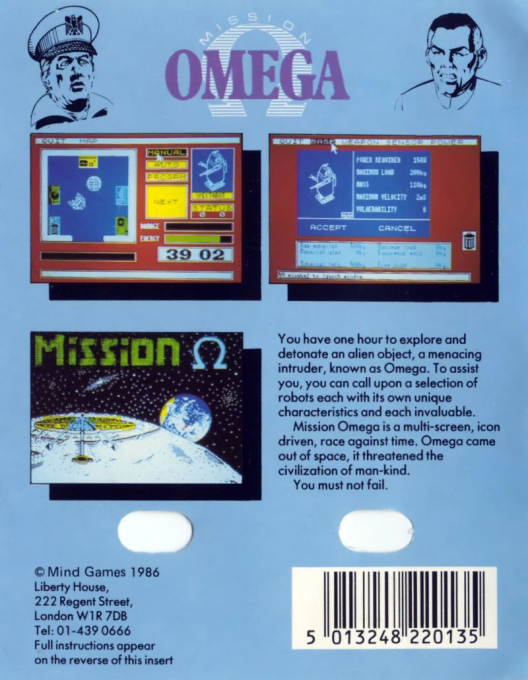 Mission Omega — box-2D-back (EU)