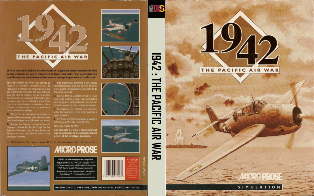1942 The Pacific Air War — box-texture (EU)