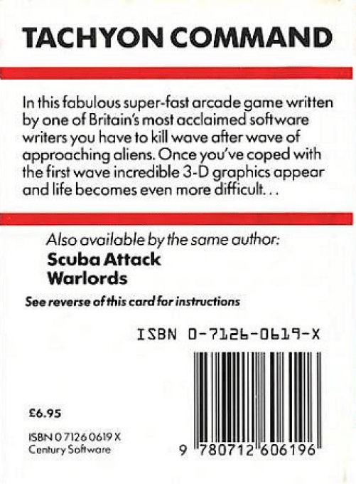 Tachyon Command — box-2D-back (WOR)