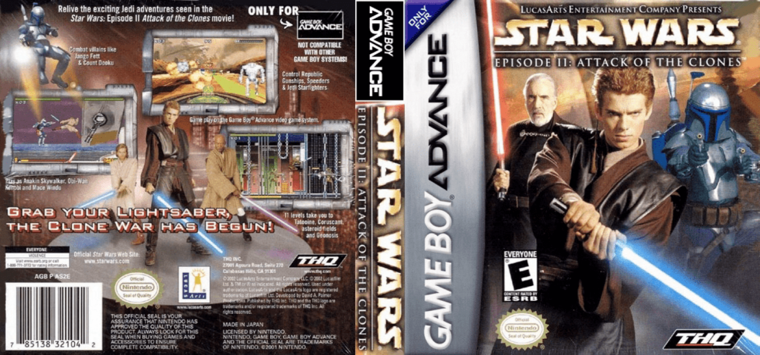 Star Wars - Episode II - Attack of the Clones — box-texture (US)