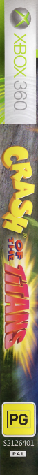Clash of the Titans - The Videogame — box-2D-side (AU)