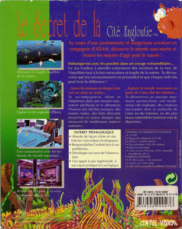 EcoQuest - The Search for Cetus — box-2D-back (FR)