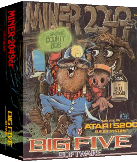 Miner 2049er Starring Bounty Bob — box-3D (US)