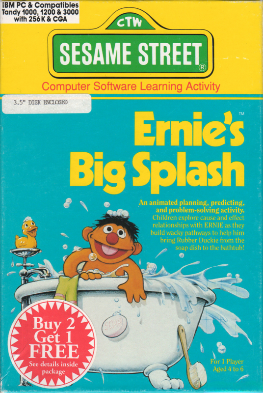 Ernie's Big Splash box art