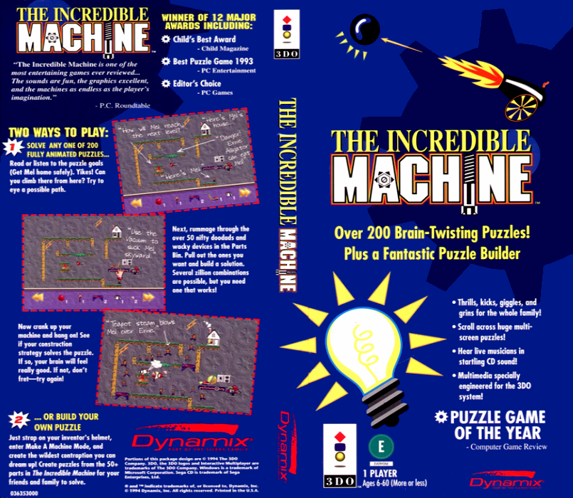 Incredible Machine, The — box-texture (US)