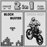 2 in 1 : Block Buster & Cross High — sstitle (WOR)