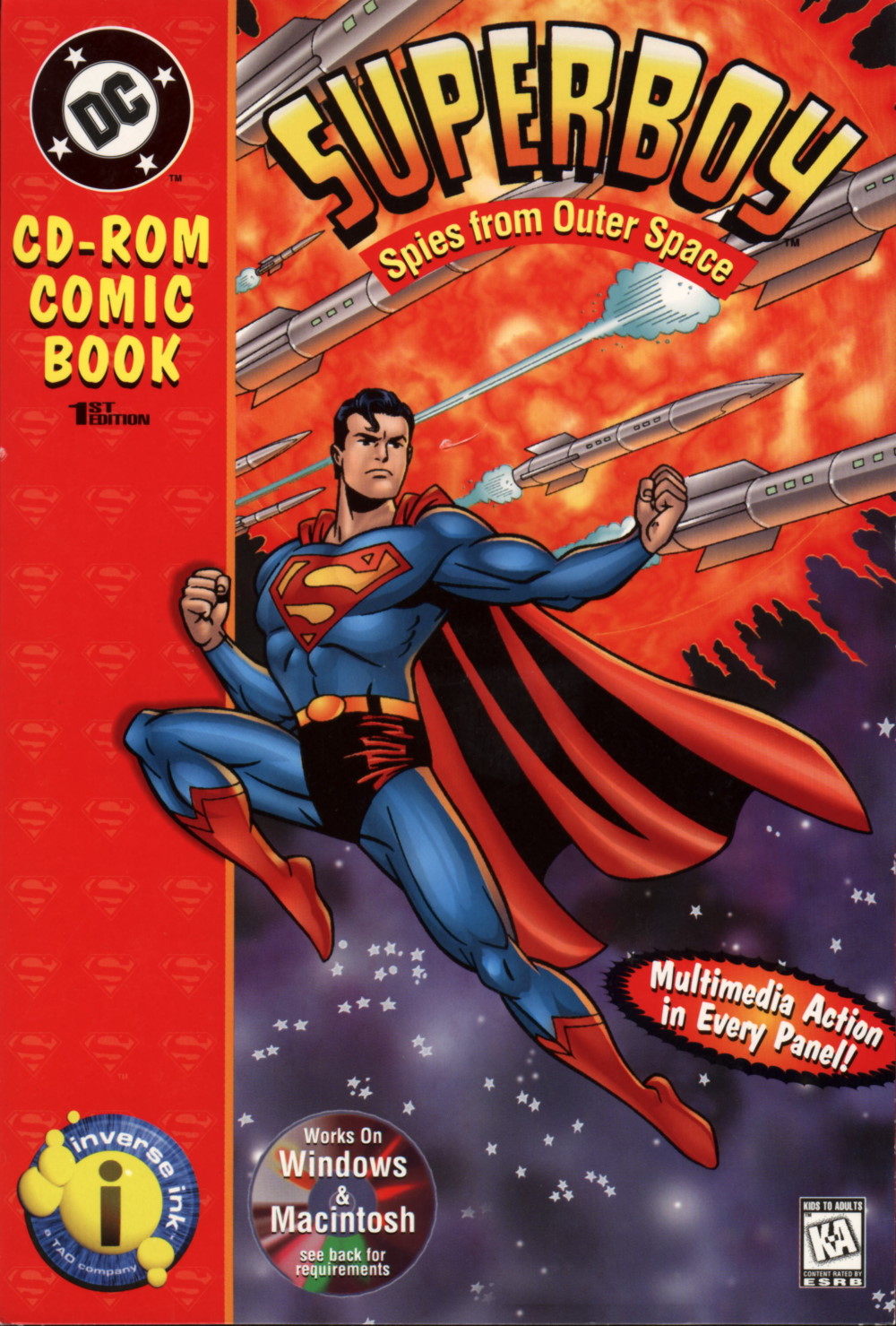 Superboy: Spies from Outer Space box art