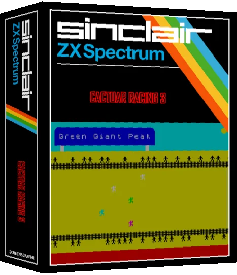 Cactuar Racing 3 — box-3D (SS)