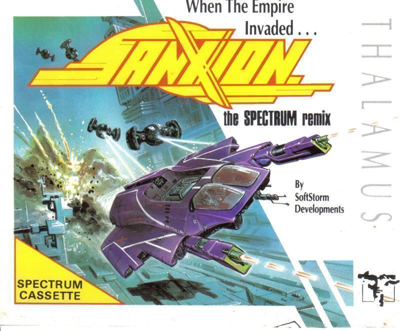 Sanxion - The Spectrum Remix — box-scan (EU)