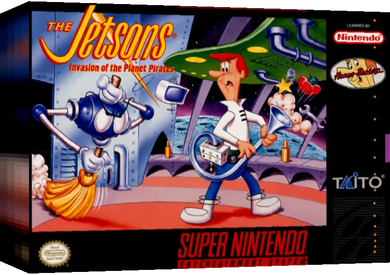 Jetsons, The - Invasion of the Planet Pirates — box-3D (US)