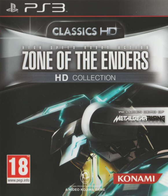 Zone of the Enders HD Collection — box-2D (UK)