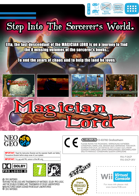 Magician Lord — box-2D-back (EU)