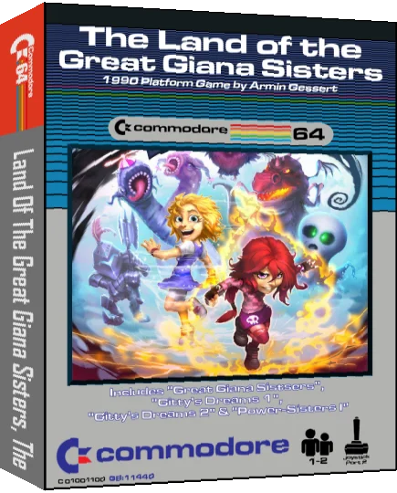 The Land of the Great Giana Sisters — box-3D (CUS)