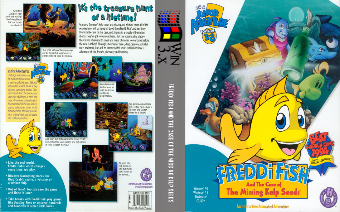 Freddi Fish and the Case of the Missing Kelp Seeds — box-texture (WOR)