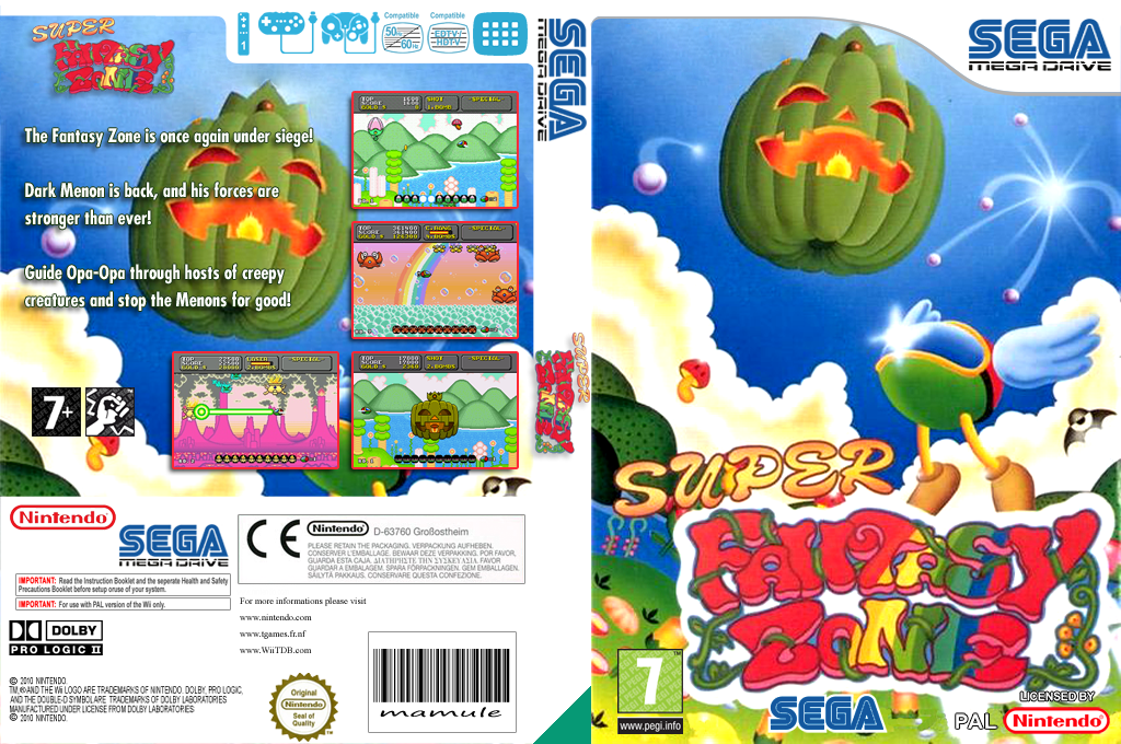 Super Fantasy Zone — box-texture (EU)