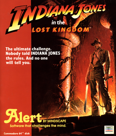 Indiana Jones in the Lost Kingdom box art