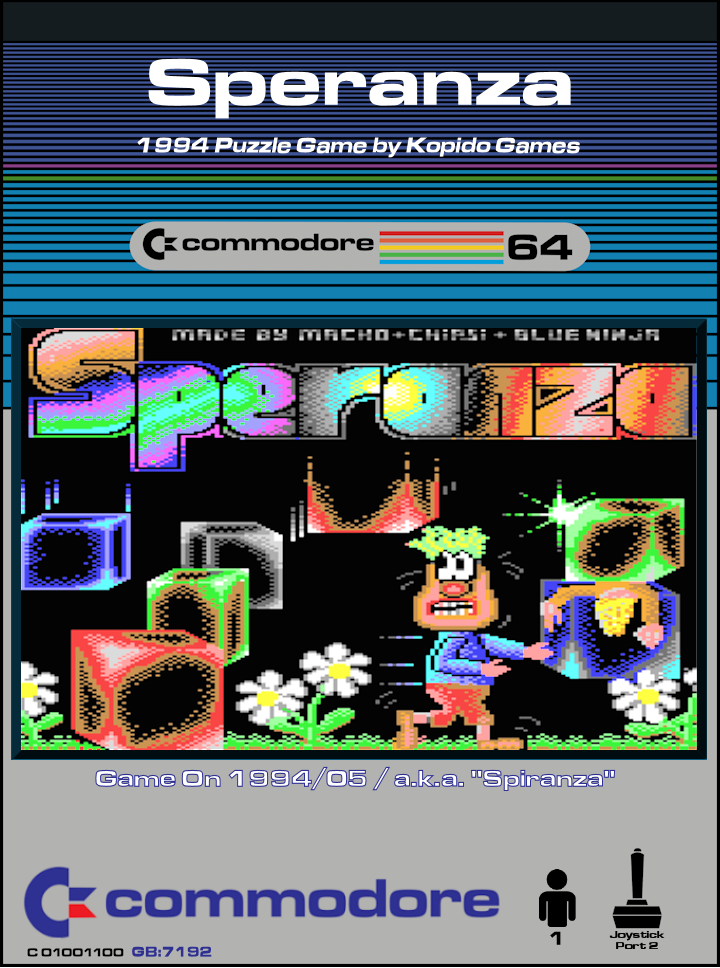 Speranza box art