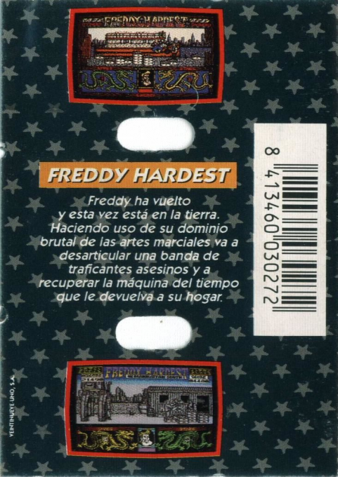 Freddy Hardest en Manhattan Sur — box-2D-back (SP)