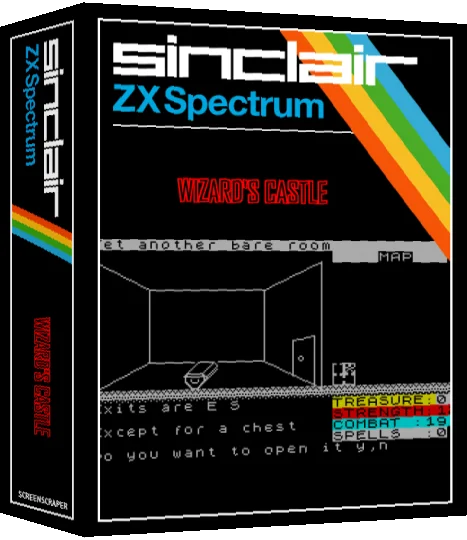 Wizard's Castle — box-3D (SS)