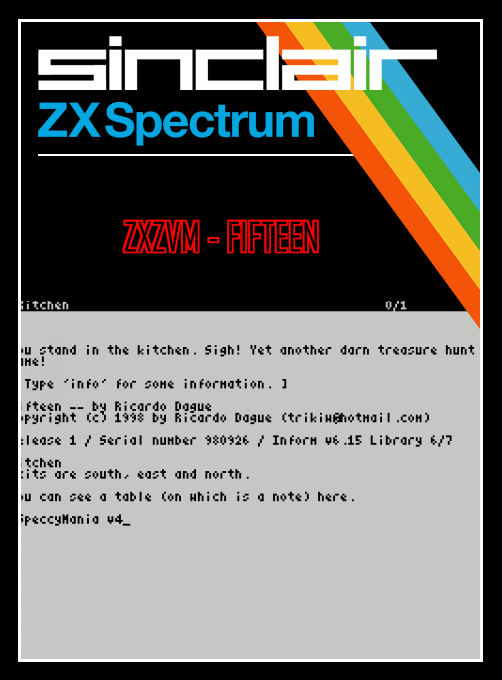 ZxZvm - Fifteen box art